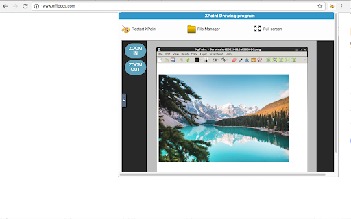 XPaint image editor and painter screenshot