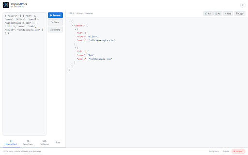 PayloadPeek screenshot