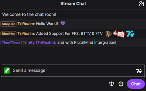 Twitch Pronouns (alejo.io & PluralMind for 7TV | FFZ | BTTV) screenshot