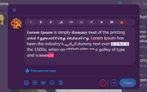 Twitter Lume Reskin screenshot