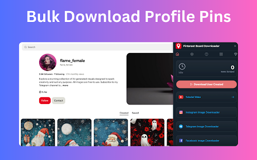 Pinterest Board Downloader screenshot
