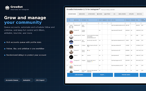 GrowBot Automator for Instagram™ screenshot