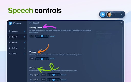 Text to Speech TTS AI | Readvox screenshot