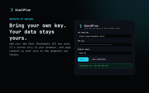 Kimi3Flow screenshot