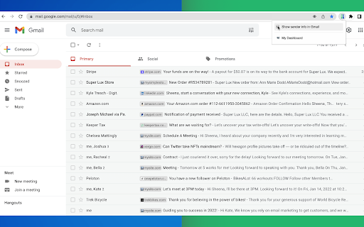 Email Sender Icons by cloudHQ screenshot