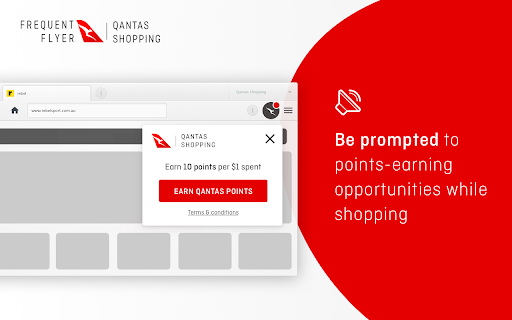 Qantas Shopping Points-Prompter screenshot