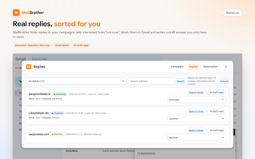 Send Mass Mail + HTML inserter for Gmail screenshot