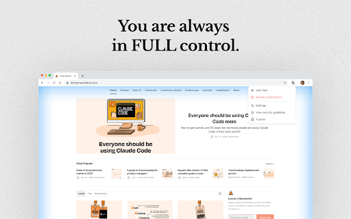 Manus AI Browser Operator screenshot
