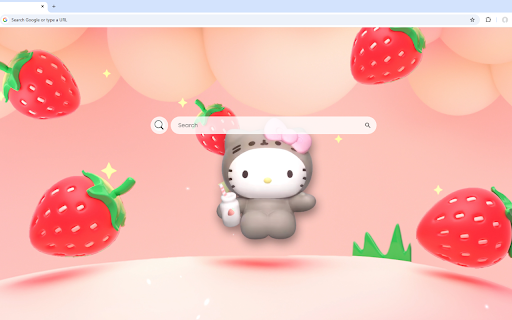 Hello Kitty Strawberry Live Wallpaper screenshot