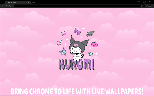 Cute Kuromi Cartoon Live Wallpaper screenshot