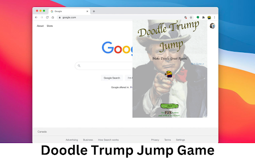 Doodle Trump Jump screenshot