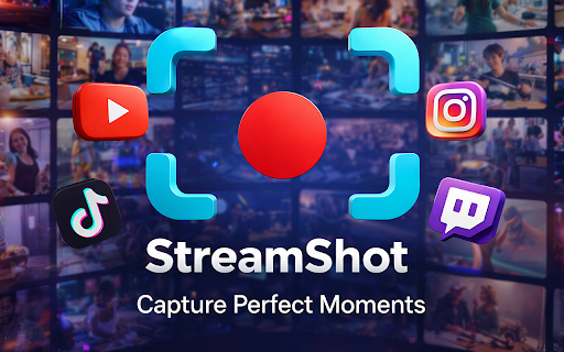 StreamShot: Screenshot for Youtube, Twitch, TikTok & Instagram screenshot
