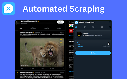 Twitter Post Exporter - Download Twitter / X Posts screenshot