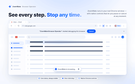 ZoomMate Browser Operator screenshot