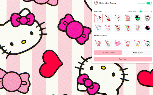 Hello Kitty Cursor ♥ Custom Cursor for Chrome™ screenshot