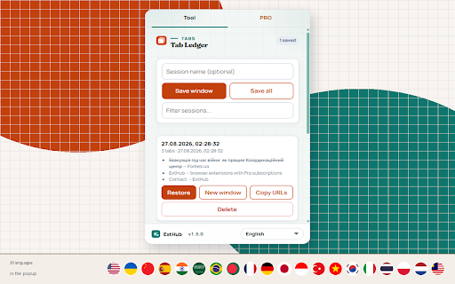 Tab Ledger screenshot