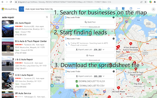 Maps Scraper & Leads Extractor - MapsLeads.net screenshot