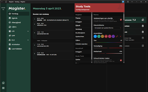 Study Tools voor Magister screenshot