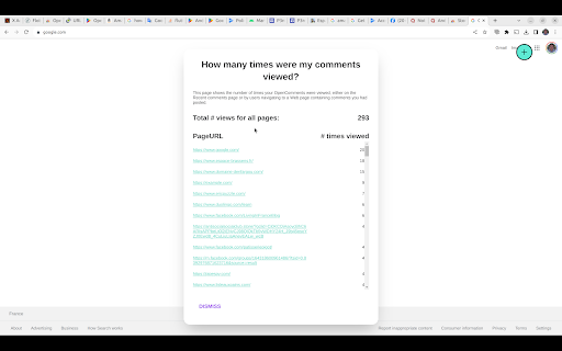 OpenComments screenshot