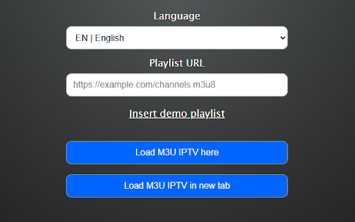 M3U IPTV screenshot
