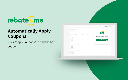The RebatesMe Cash Back Button screenshot