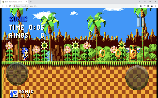 Sonic Origins Pocket Unblocked Game screenshot