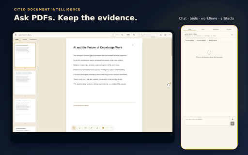 Satori – PDF Reader & AI Workspace screenshot