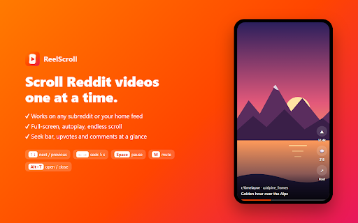 ReelScroll – Vertical Video Feed for Reddit screenshot