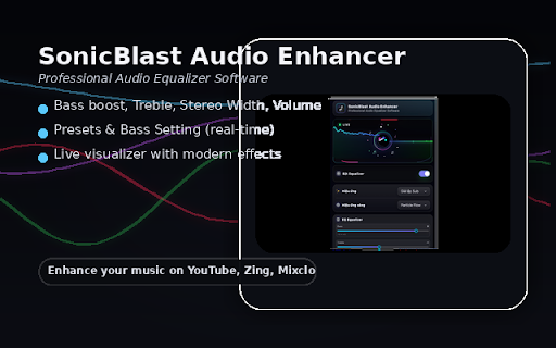 SonicBlast Audio Enhancer screenshot
