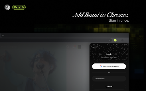 Rumi: Join the Watch Network screenshot