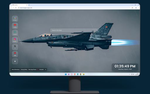 Air Force F-16 Live Wallpaper screenshot