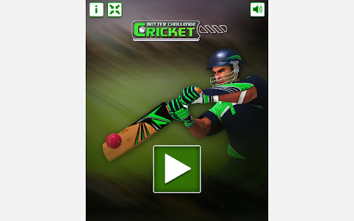 Web Client for game Cricket Batter Challenge screenshot