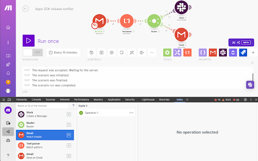 Make DevTool screenshot