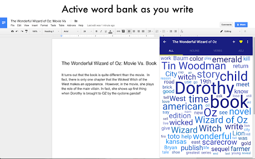 Word Bank screenshot