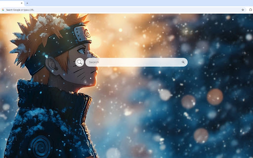 Naruto Uzumaki Winter Live Wallpaper screenshot
