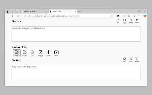 Base64Coder: Base64 Decode, Encode & JWT Inspector screenshot