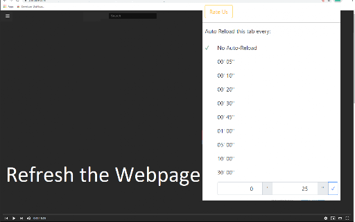 Tab Auto Refresh screenshot
