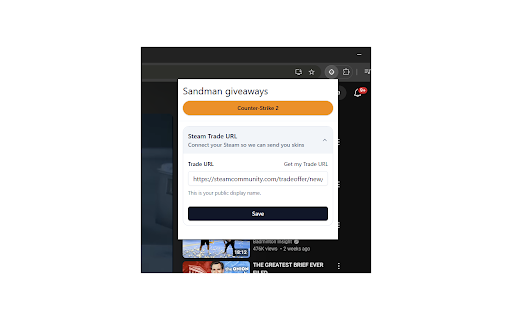 Jon Sandman Giveaway screenshot