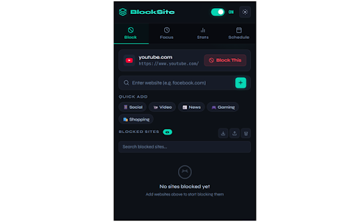 BlockSite – Focus & Stay Productive screenshot