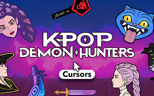 KPop Demon Hunters Cursor ★ Custom Cursor for Chrome™ screenshot