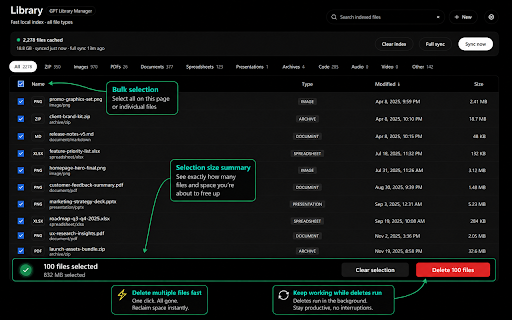 GPT Library Manager screenshot