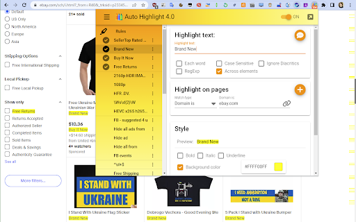 Auto Highlight screenshot