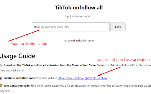 Tiktok unfollow all screenshot