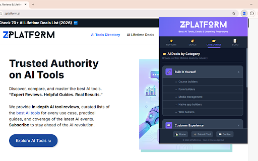 ZPlatform.ai - AI Tools & Deals screenshot