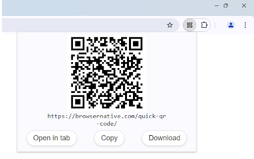 Quick QR Code screenshot