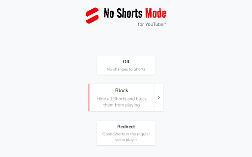 No Shorts Mode for YouTube™ screenshot