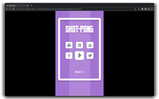 Shoot Pong - HTML5 Game screenshot
