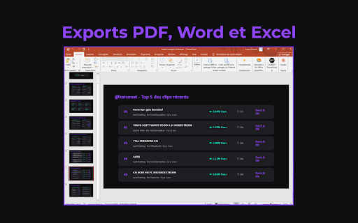 Twitch Analytics screenshot