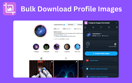 Images Downloader for Social Media screenshot