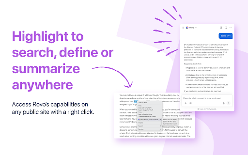 Rovo: Search, Chat, and more screenshot